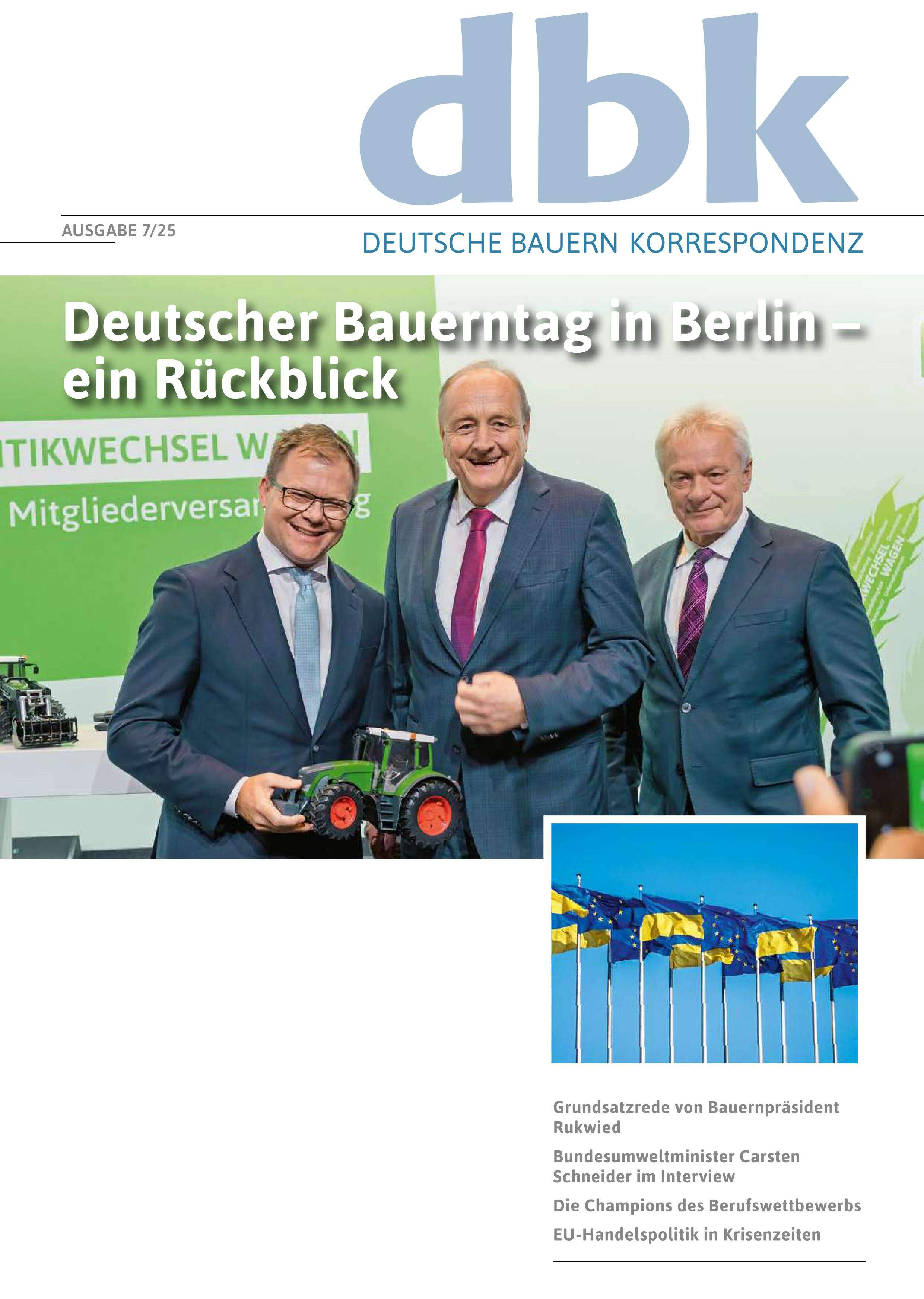 Aktuelles Cover der dbk mit Link zur Leseprobe.