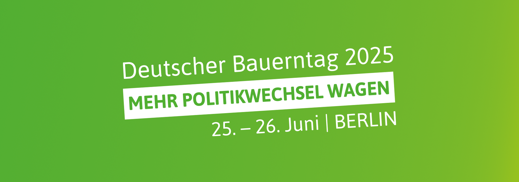 Deutscher Bauerntag 2025