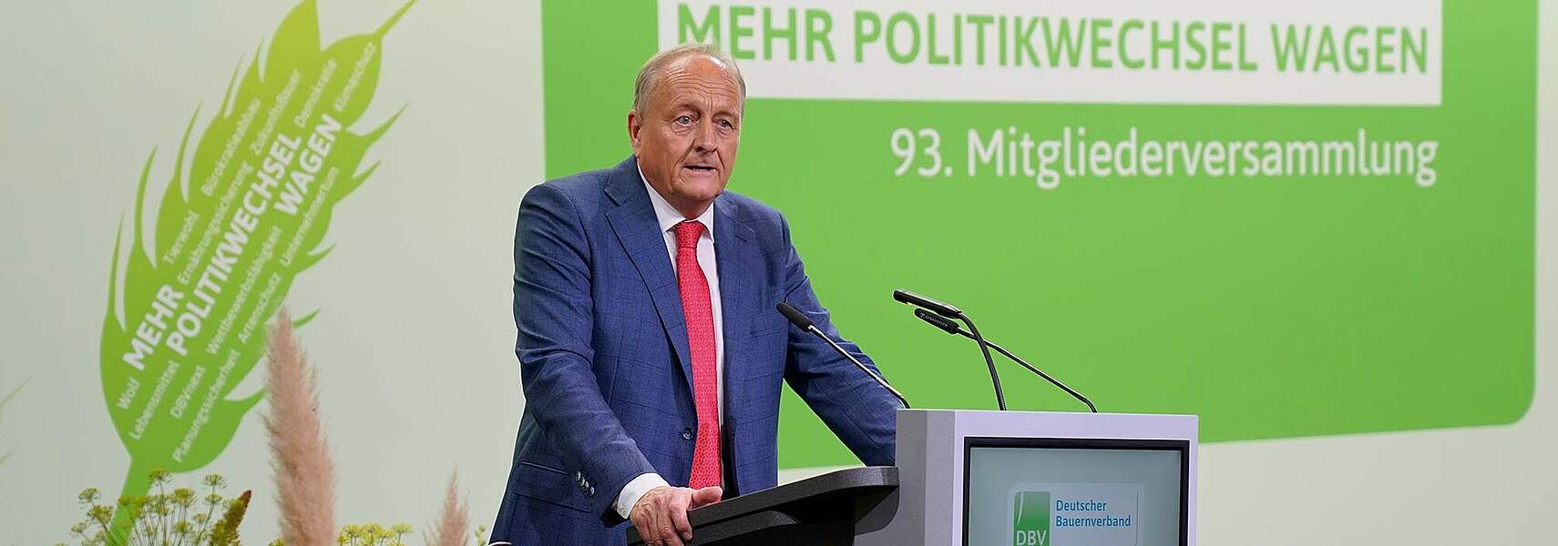 Rukwied: Mehr Politikwechsel wagen