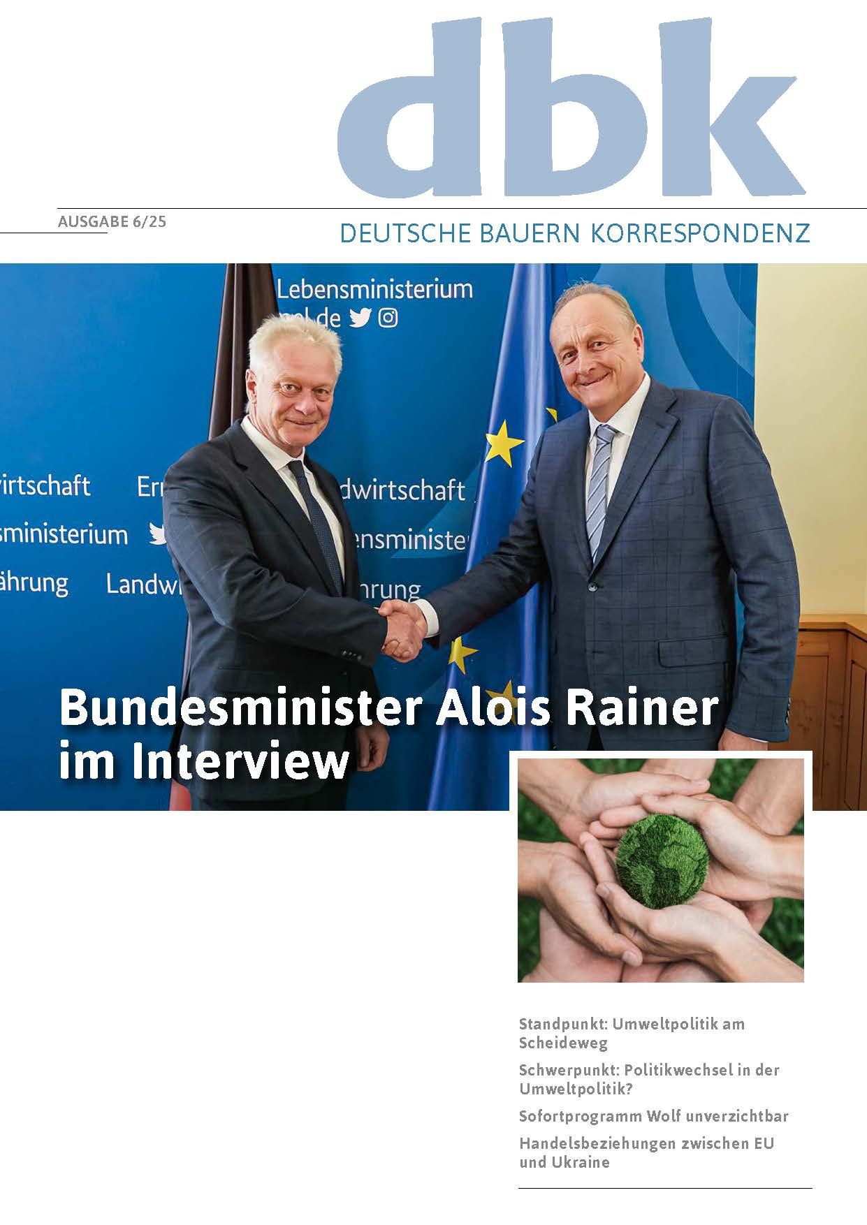 Aktuelles Cover der dbk mit Link zur Leseprobe. 