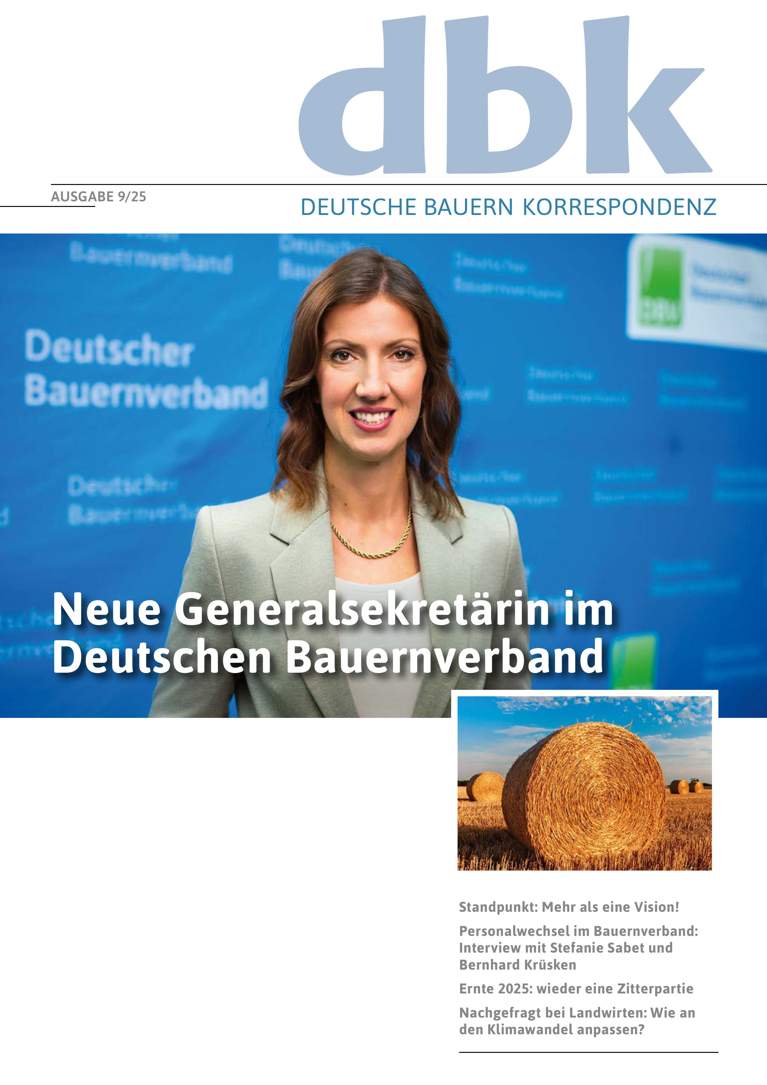 Aktuelles Cover der dbk mit Link zur Leseprobe.