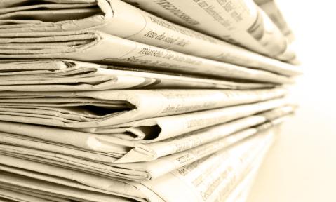 Zeitungsstapel