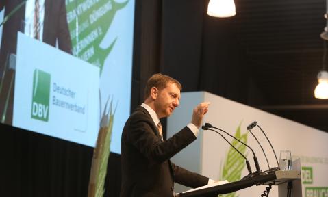 Landwirtschaft ist ein starker Partner. Sachsens Ministerpräsident zum Gast beim Deutschen Bauerntag 2019