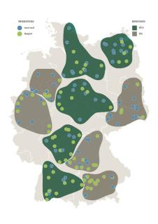 Karte von  Humuserhalt und Humusaufbau in Ackerböden