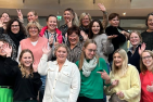 Kompass Programm Gruppenbild mit den Teilnehmerinnen